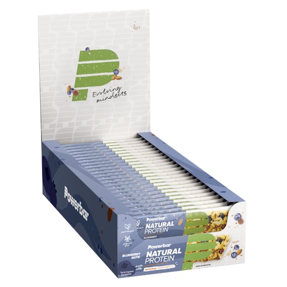 PowerBar Natural Protein Bar Blueberry Nuts Box PowerBar Natural Protein Bar Blueberry Nuts Box