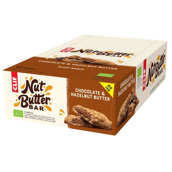 Clif Nut Butter Bar Chocolate Hazelnut Box Clif Nut Butter Bar Chocolate Hazelnut Box