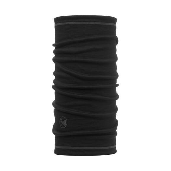 Buff 3/4 Lightweight Merino Wool Solid Black Buff 3/4 Lightweight Merino Wool Solid Black