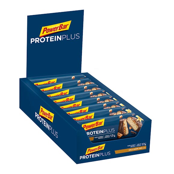 PowerBar Protein Plus Bar Vanilla Caramel-Crisp Box PowerBar Protein Plus Bar Vanilla Caramel-Crisp Box