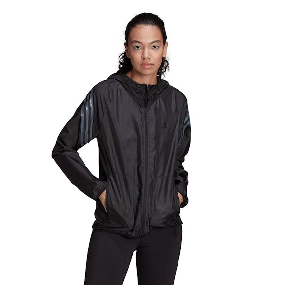 adidas Run Icons 3-Stripes Windbreaker Jacket Damen adidas Run Icons 3-Stripes Windbreaker Jacket Damen