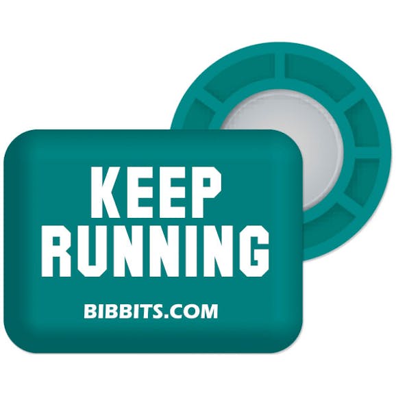 BibBits Magnetische Startnummernhalter Keep Running