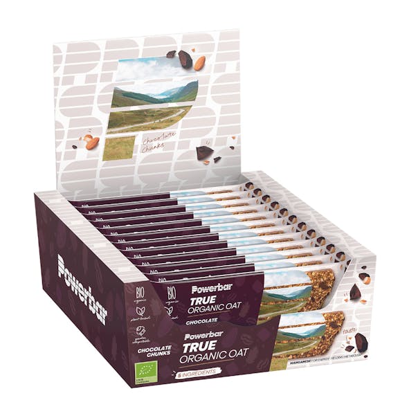 Powerbar True Organic Oat Bar Chocolate Chunks Box Powerbar True Organic Oat Bar Chocolate Chunks Box