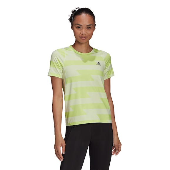adidas Run Fast Allover Print T-shirt Dame adidas Run Fast Allover Print T-shirt Dame