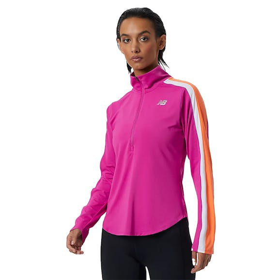 New Balance Accelerate Half Zip Pullover Dame New Balance Accelerate Half Zip Pullover Dame