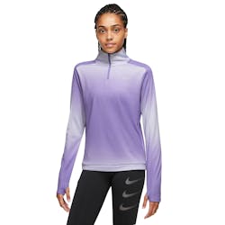 Nike Dri_FIT Swoosh Printed 1/2-Zip Shirt Women