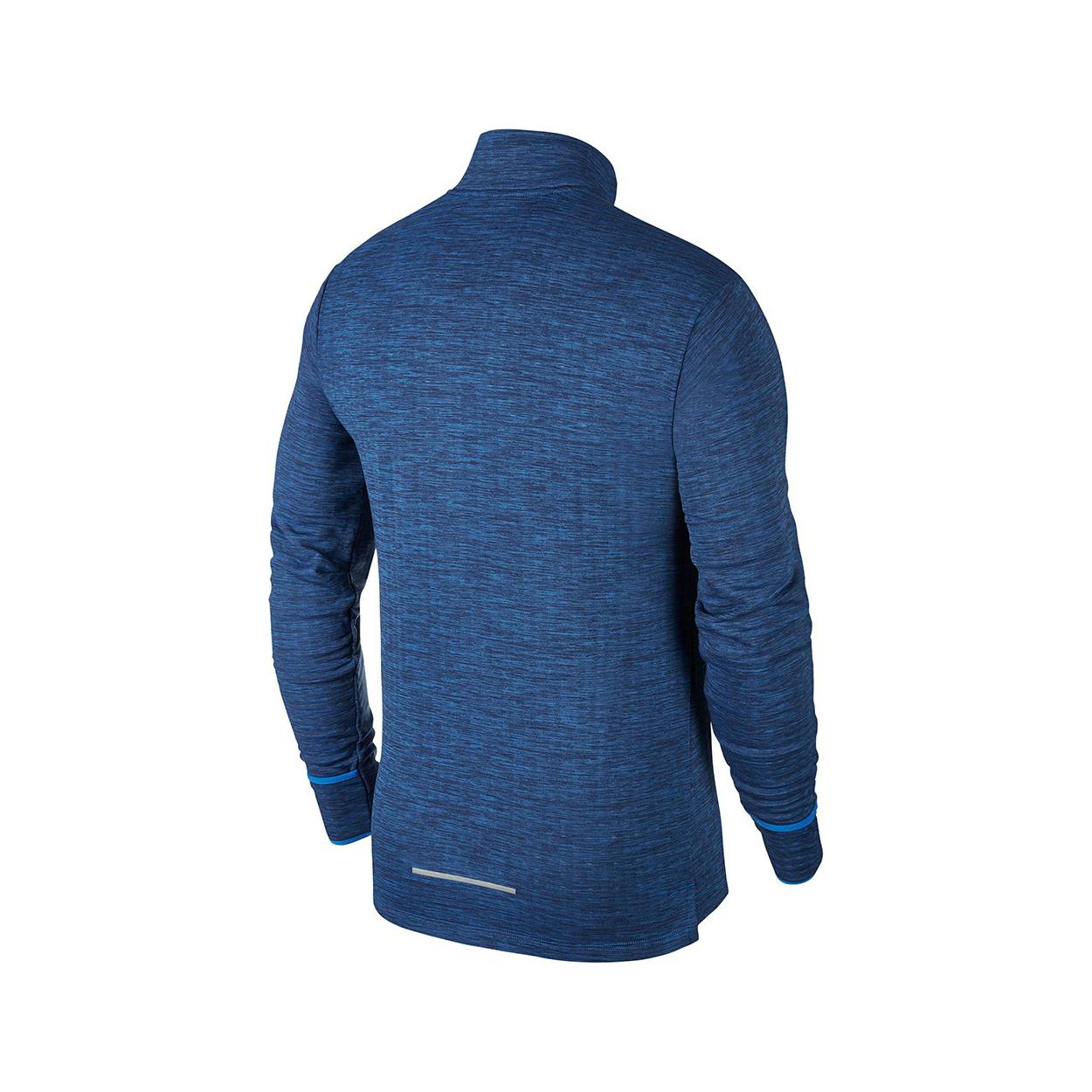 Es barato Completamente seco Persona Nike Therma Sphere Element 1/2 Zip Shirt Langarm Laufshirt Herren Blau