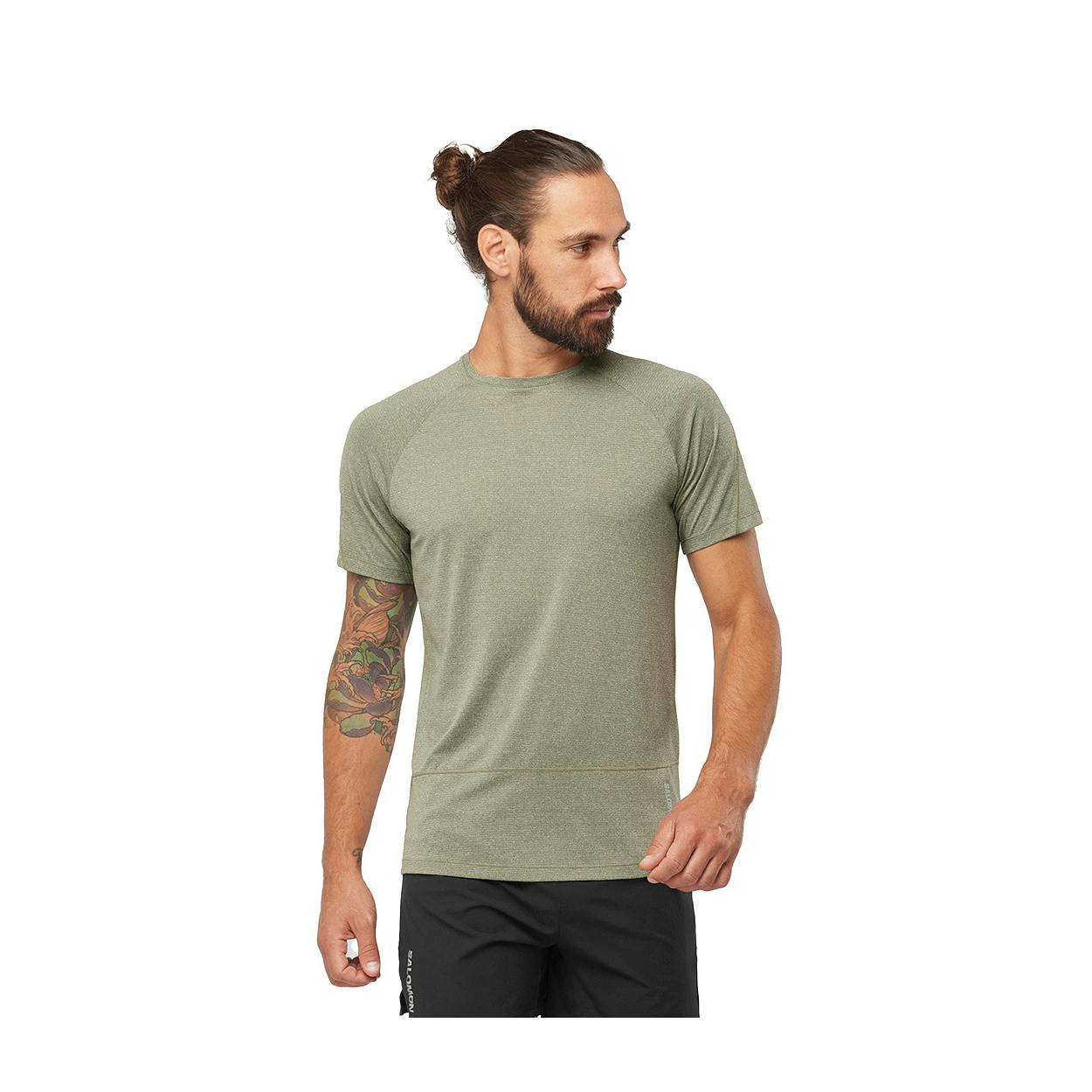 Tee shirt running salomon homme hot sale