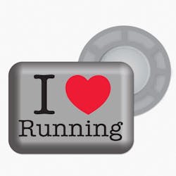 BibBits Race Number Magnets I Love Running