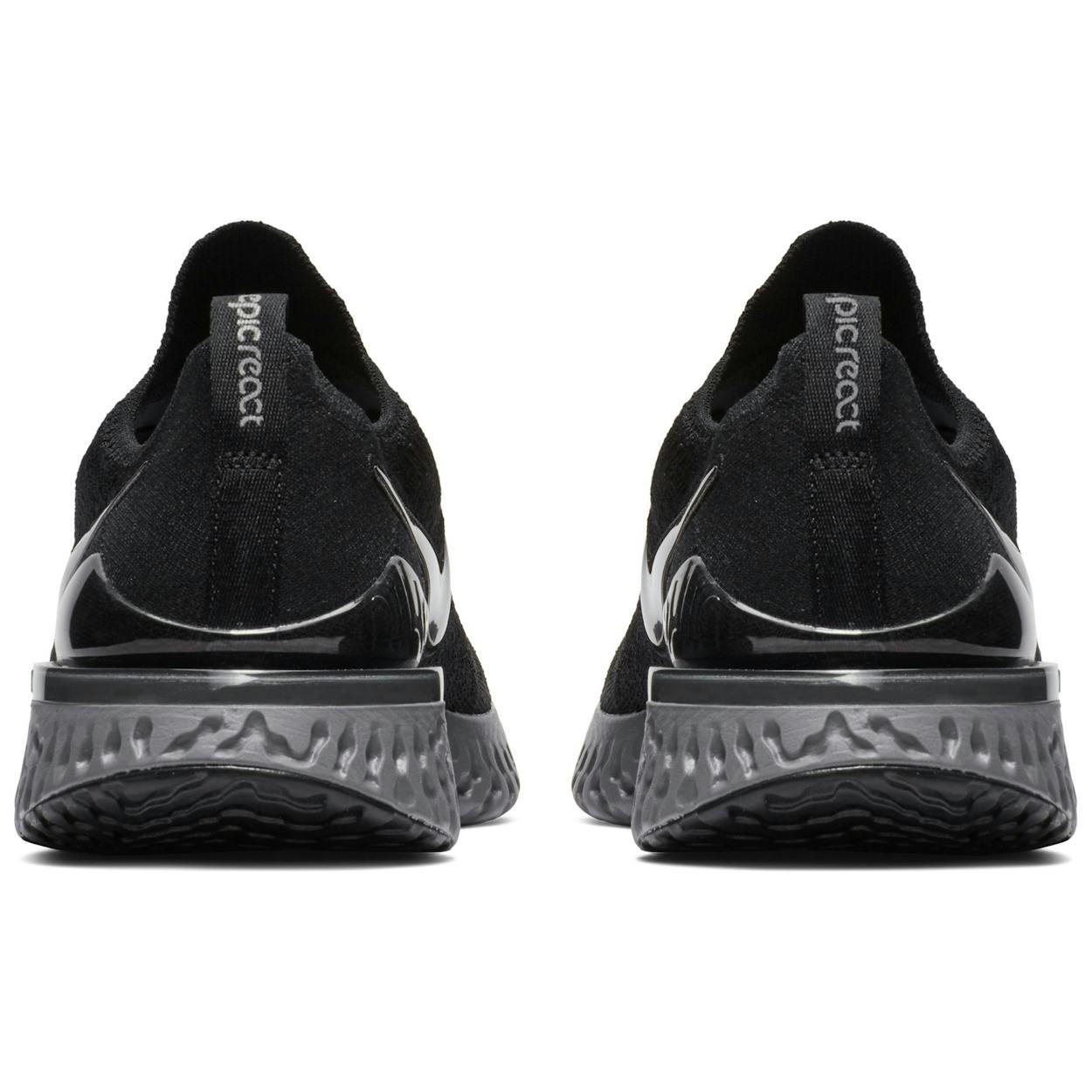 Epic react flyknit 2 - laufschuhe herren - black-black-white-gunsmoke outlet