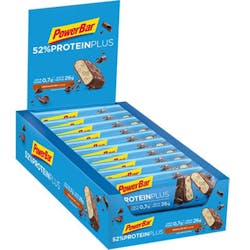 Powerbar Protein Plus 52% Bar Chocolate Nut 50 Gram Box Unisexe
