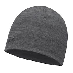 Buff Lightweight Merino Wool Hat Solid Grey Unisex