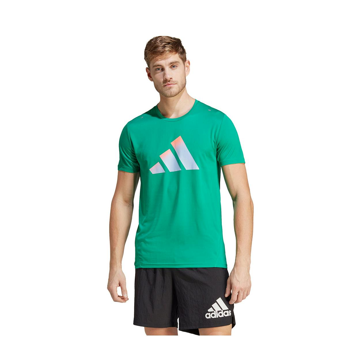 adidas Run Icons 3 Bar T-shirt Herren