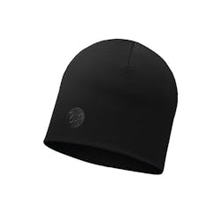 Buff Heavyweight Merino Wool Hat Solid Black