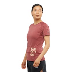 Salomon Cross Run Graphic T-shirt Dame